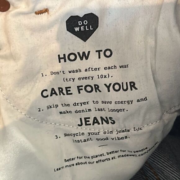 MADEWELL Women’s Stovepipe Stretch Skinny Jeans size 24 - Picture 9 of 11